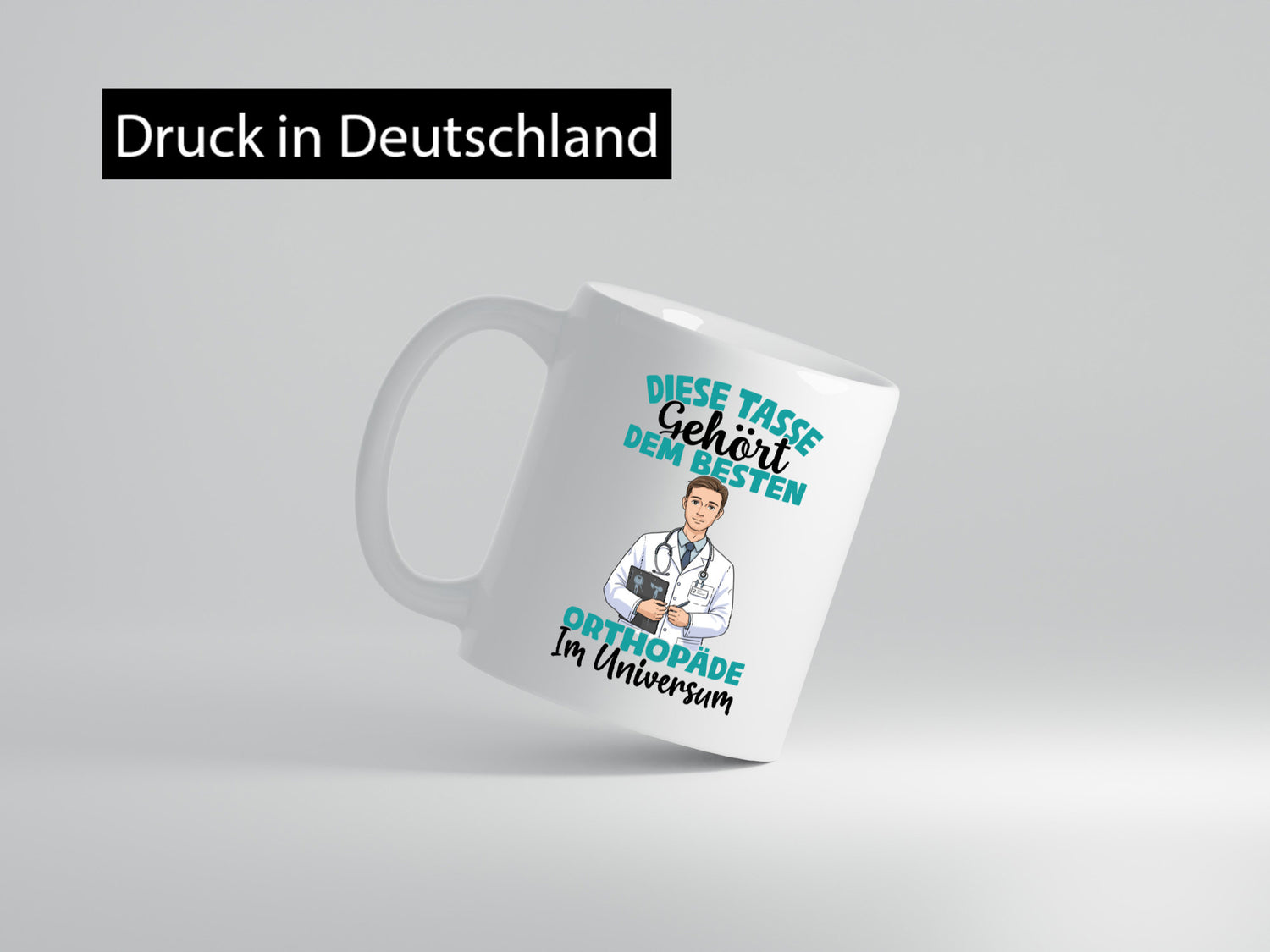 Im Universum: Orthopäde | Orthopädie Witz Geschenkidee Tasse