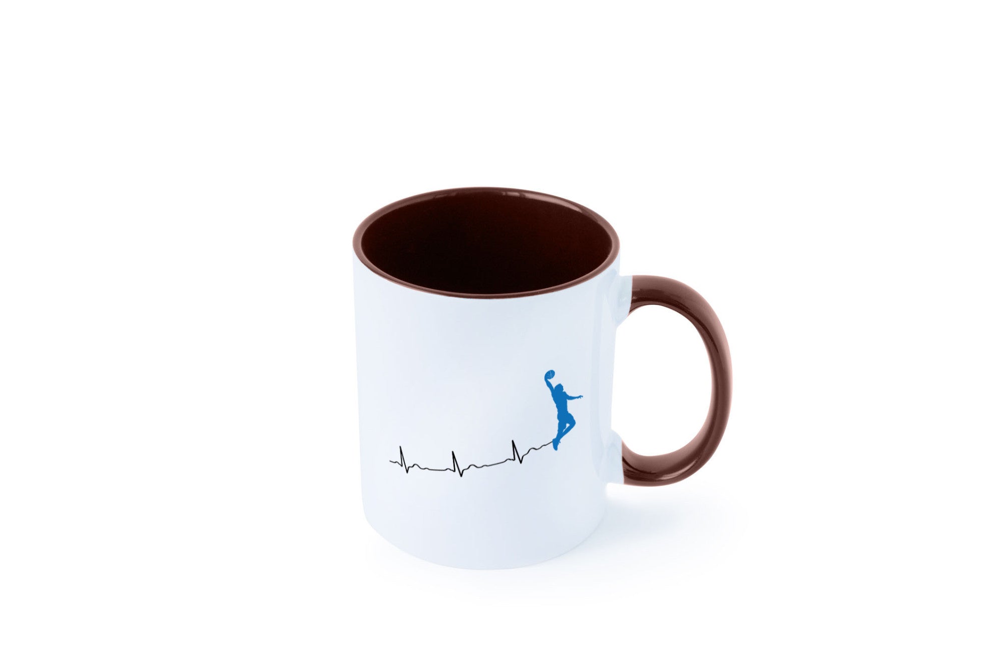 Herzschlag Basketball | Motiv Sport Ballsport Humor Geschenkidee Tasse