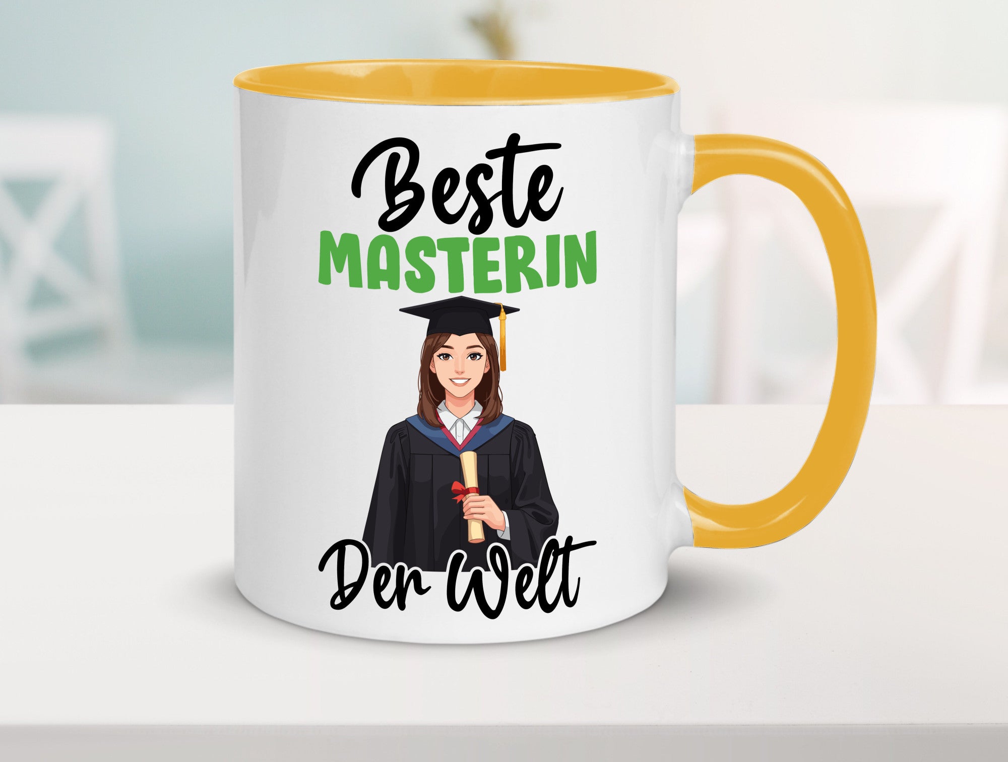 Beste Masterin | Student Uni Studium Humor Geschenkidee Tasse