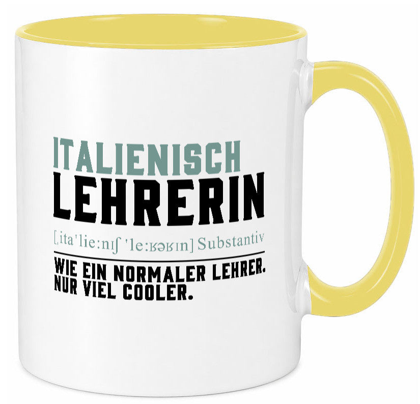 Italienischlehrer | Lehrerin Unterricht Lieblingslehrer lustig Humor