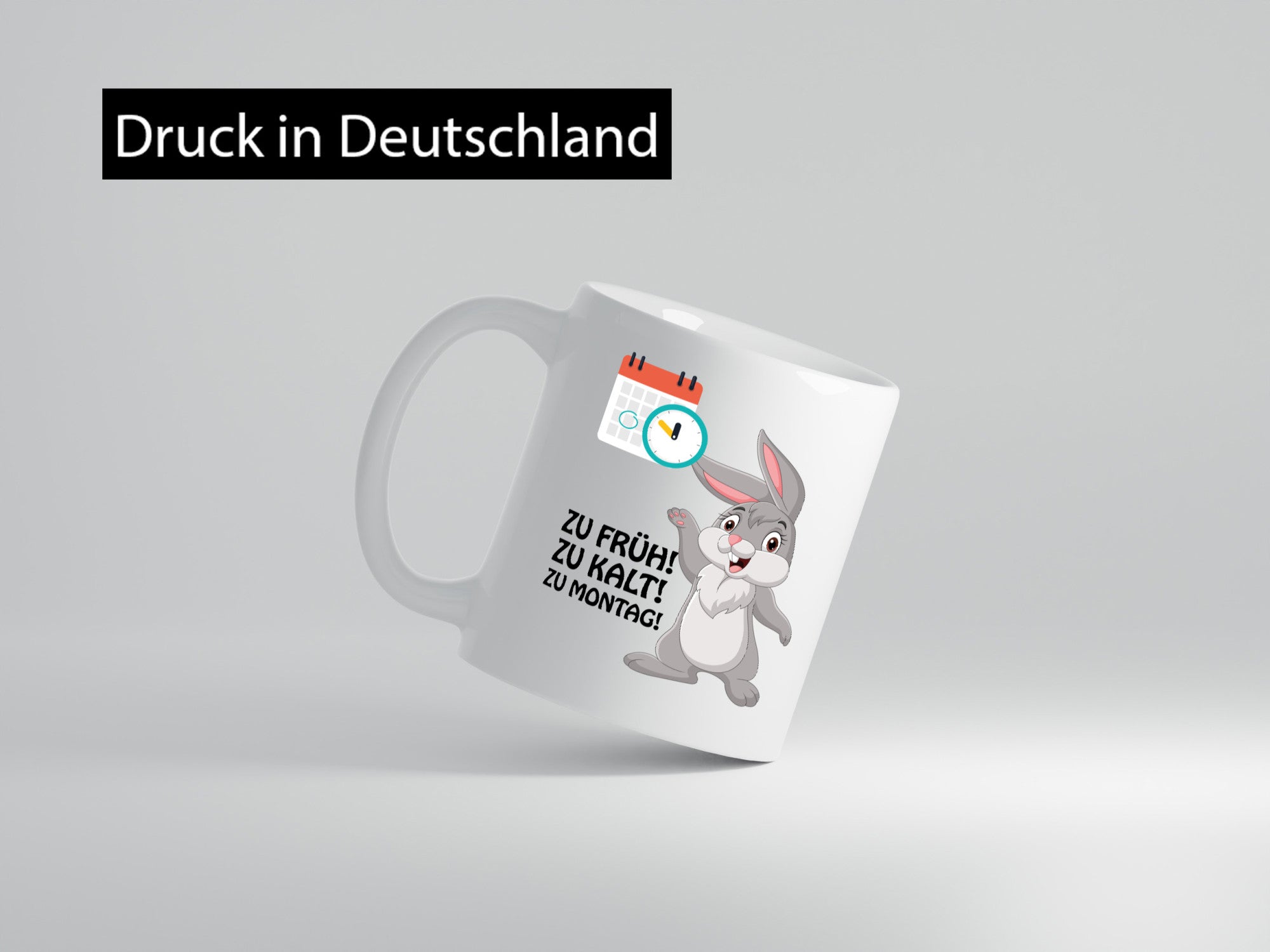 Kalter Montag Geschenkidee Humor Tasse