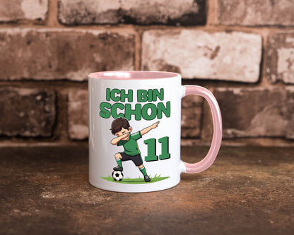 11. Geburtstag | 11 Jahre Fußballer Geschenkidee Humor Tasse