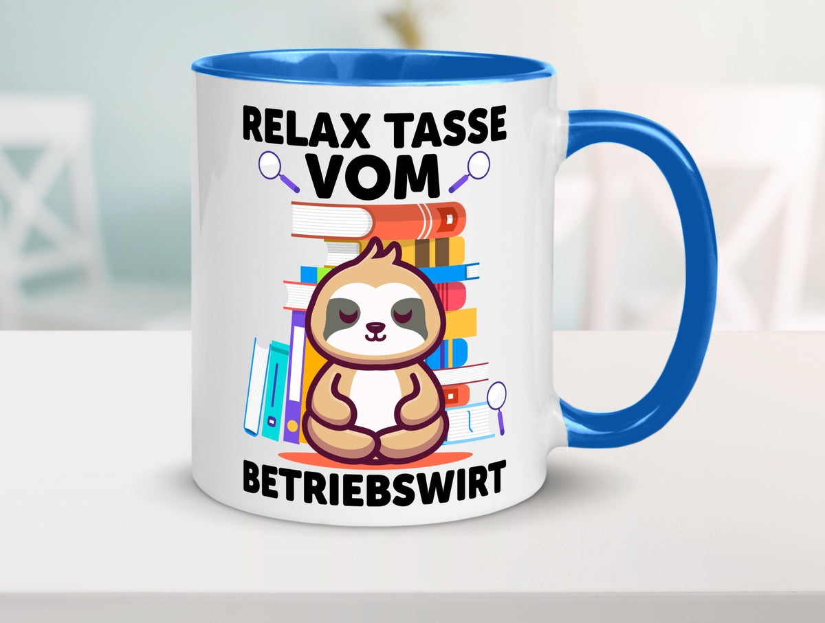 Relax Tasse: Betriebswirt | Betriebswirtschaft lustiger Spruch Geschenk Humor
