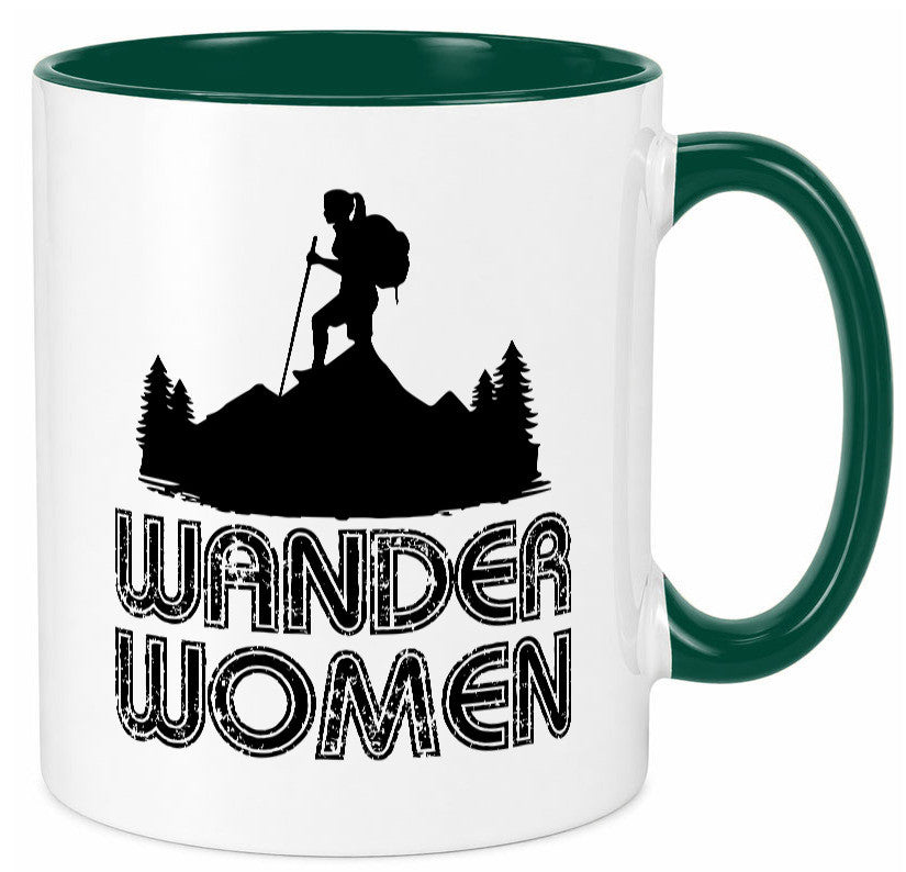 Wander Woman | Wandern Berge Geschenk Familie Geschenkidee lustiger Spruch Tasse