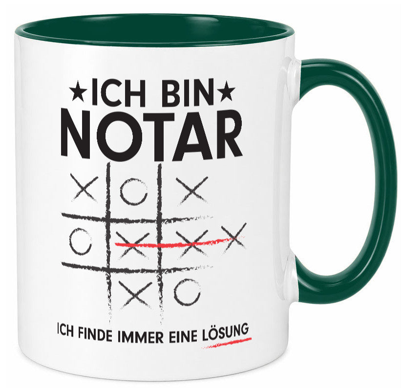 Löse Probleme: Notar | Jurist lustiger Spruch Geschenk Humor Geschenkidee Tasse