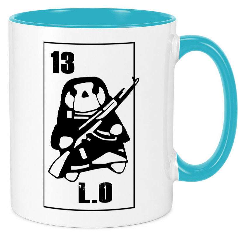 13 L.O lustiger Spruch Geschenk Humor Geschenkidee Tasse
