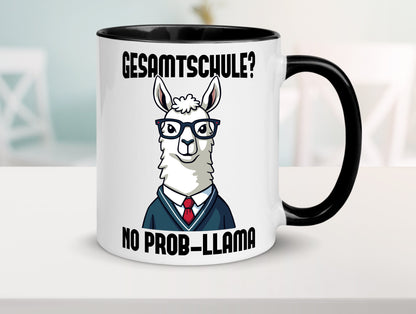 Gesammtschule | no prob-llama Einschuldung Humor Geschenkidee Tasse