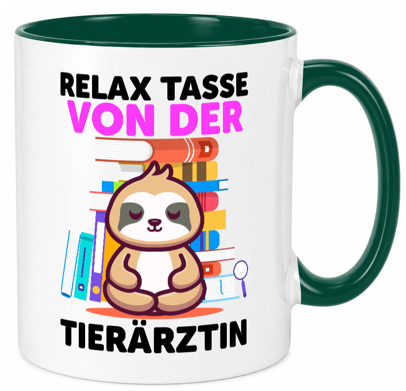 Relax Tasse: Tierärztin | Mediziner Tiermedizin Humor Tierliebhaber