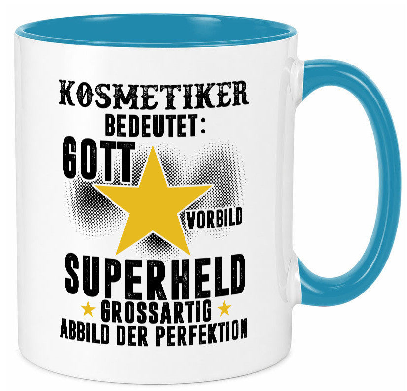 Bedeutung von Kosmetiker | Kosmetik Stylist Visagist Geschenkidee Humor Tasse