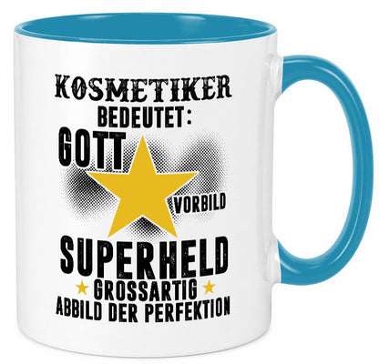 Bedeutung von Kosmetiker | Kosmetik Stylist Visagist Geschenkidee Humor Tasse