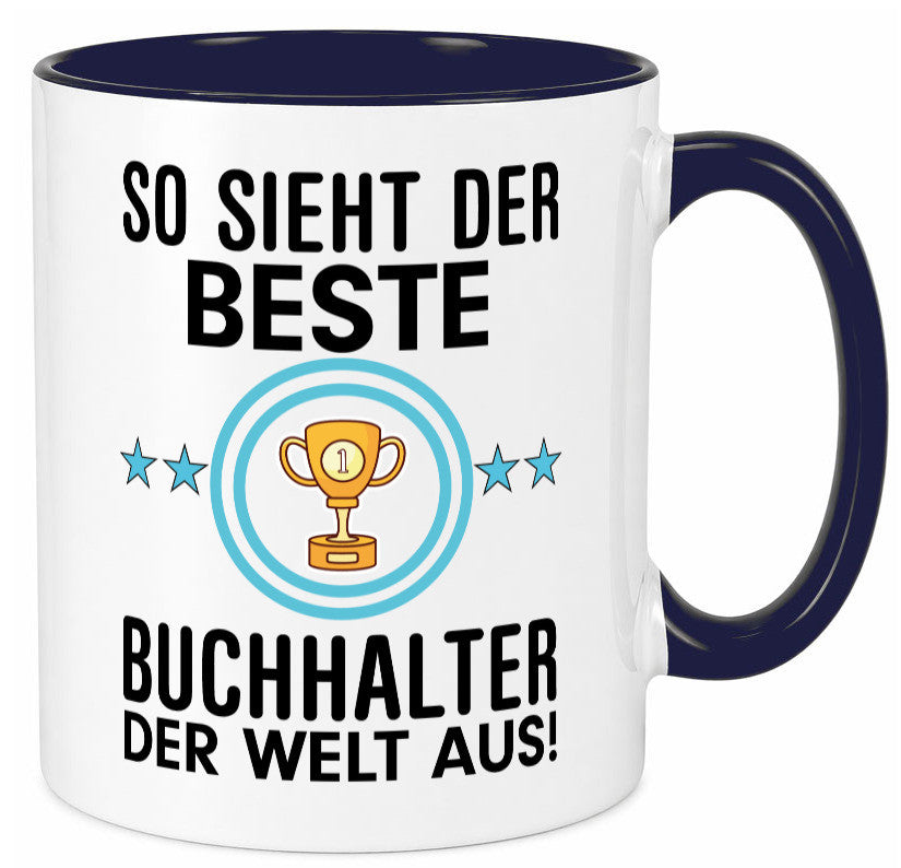 Bester Buchhalter | Büro Kollegen Beruf Geschenk Arbeit lustiger Spruch Tasse