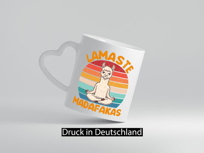 Lamaste | Madafakas Lama Vintage Humor Geschenkidee Tasse