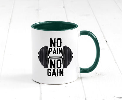 No Pain Gain | Training Motivation Fitness Pumpen lustig Humor Geschenkidee