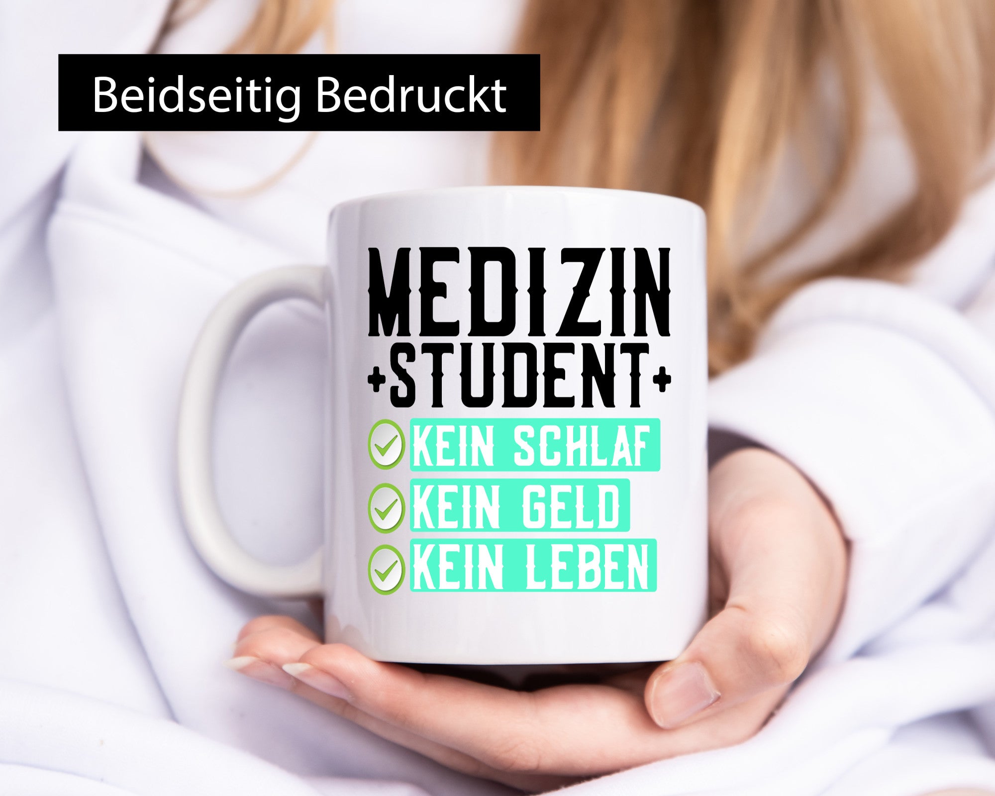 Medizinstudent | kein Schlaf Geld Leben Uni lustiger Spruch Geschenk Humor