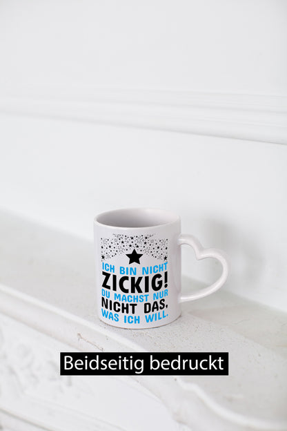 Ich bin keine Zicke lustig Humor Geschenkidee Geschenk Tasse