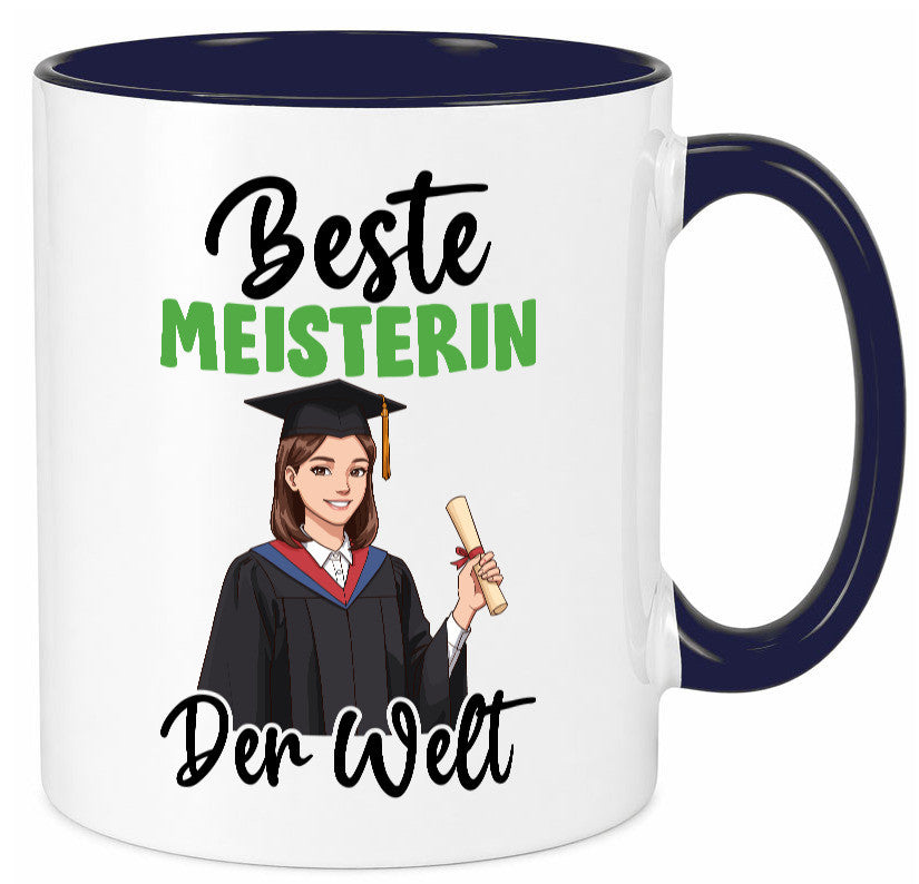 Beste Meisterin | Meisterbrief v2 Geschenk Humor Geschenkidee lustiger Spruch