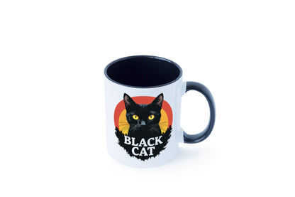 Black Cat | Schwarze Katze Böse Humor Tierliebhaber Geschenkidee Tasse