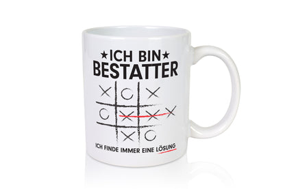 Lösung finden: Bestatter | Bestattung Totengräber v2 lustig Humor Geschenkidee