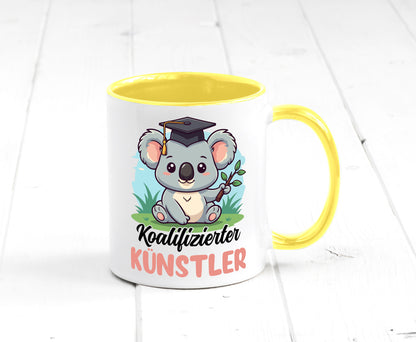 Koalifizierter Künstler | Kunst Humor Geschenkidee Tasse