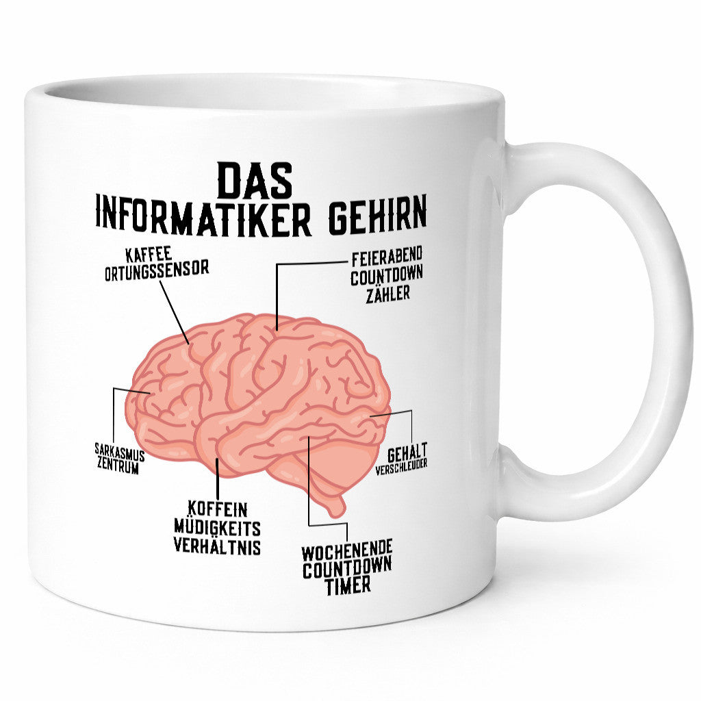 Informatiker Gehirn | Softwareentwickler Computer Nerd Geschenk Humor