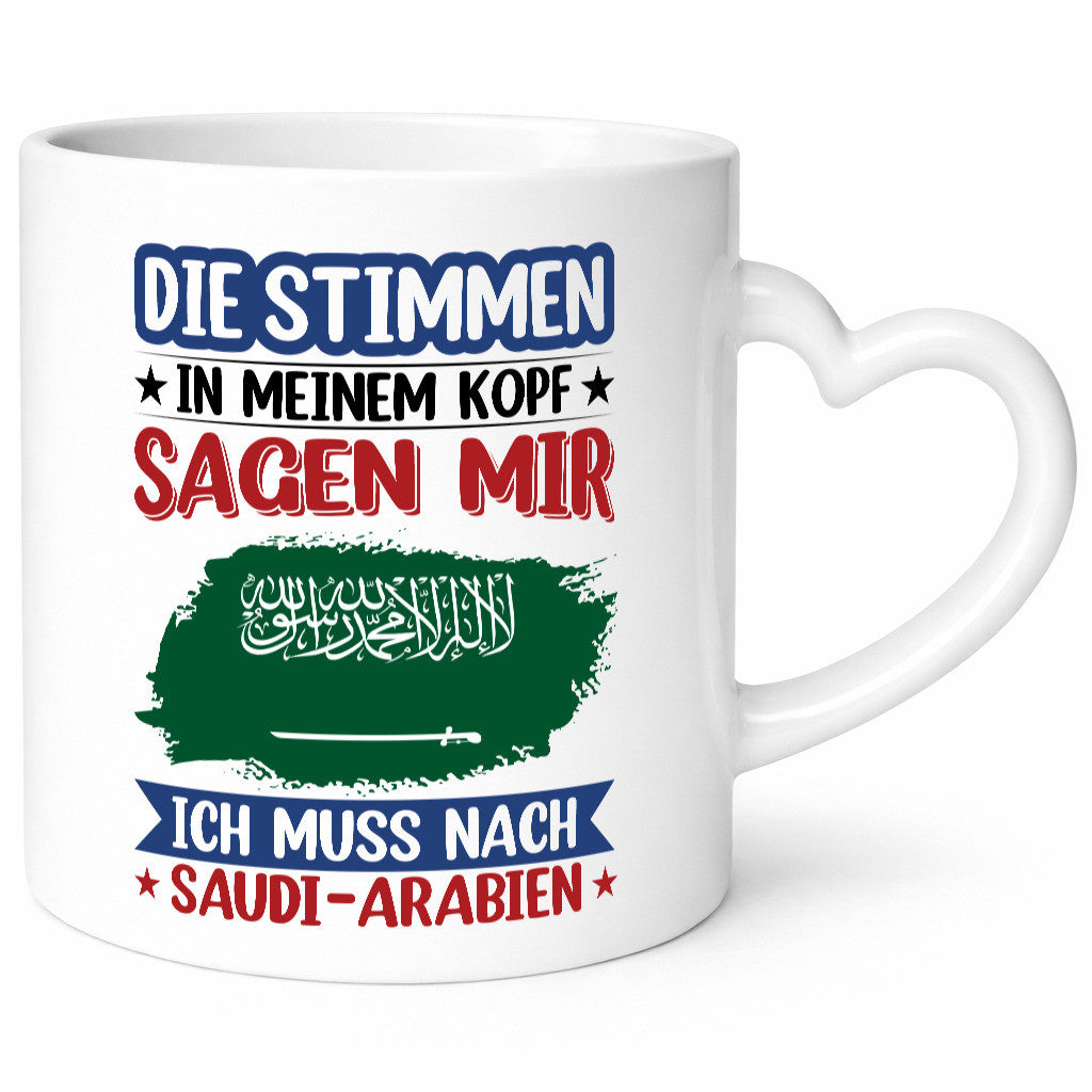 Saudi-Arabien | Urlaub Stimmen in meinem Kopf Traumland v2 Humor Geschenkidee