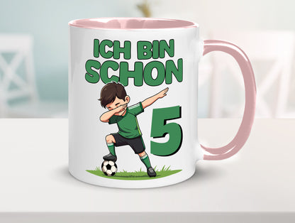 5. Geburtstag | 5 Jahre Fußballer lustiger Spruch Geschenk Geschenkidee Tasse