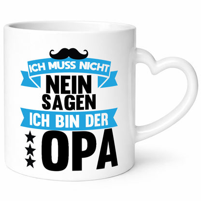 Nicht nein sagen, bin Opa | Auszeichnung Sterne Geschenk Familie Geschenkidee