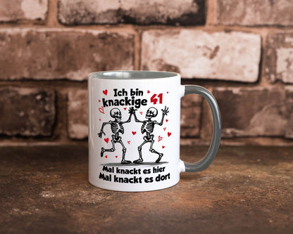 41. Geburtstag | Knackige 41 Ich bin alt v2 Humor Geschenkidee Tasse