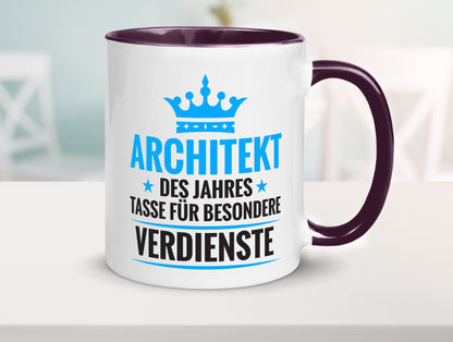 Besonderer Verdienst: Architekt | Architektur Büro Geschenkidee Arbeit Kollegen