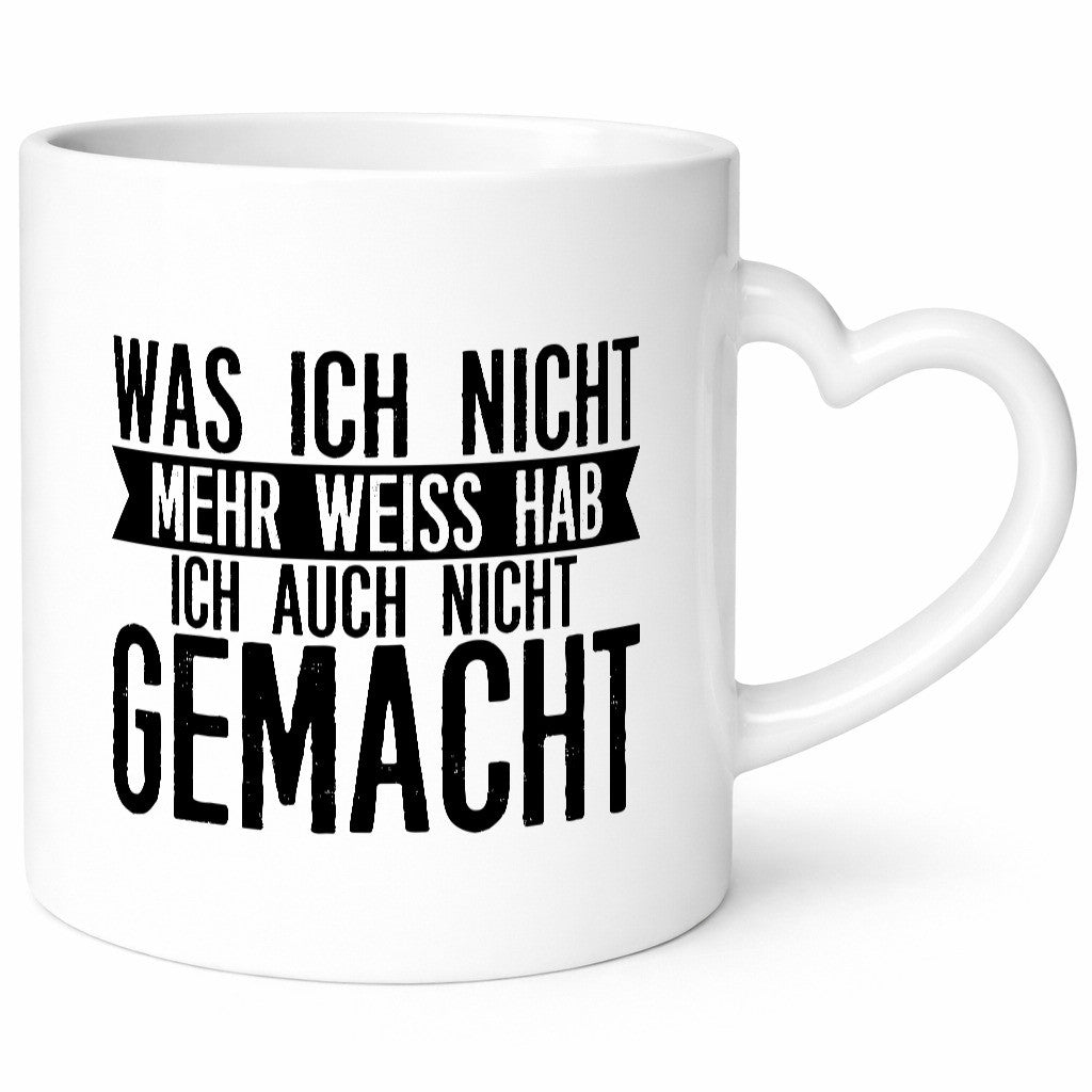 Was ich nicht mehr weiß | Hangover Party Vergesslichkeit Humor Geschenkidee