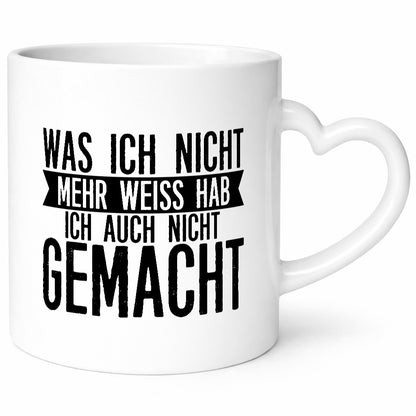 Was ich nicht mehr weiß | Hangover Party Vergesslichkeit Humor Geschenkidee