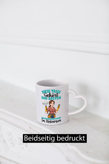 Im Universum: Raumausstatterin | Wohn Ausstatterin lustig Humor Geschenkidee