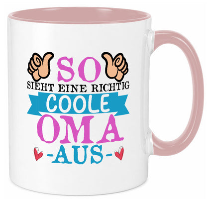 So sieht eine richtig Coole Oma aus | Großmutter Humor Familie Geschenkidee