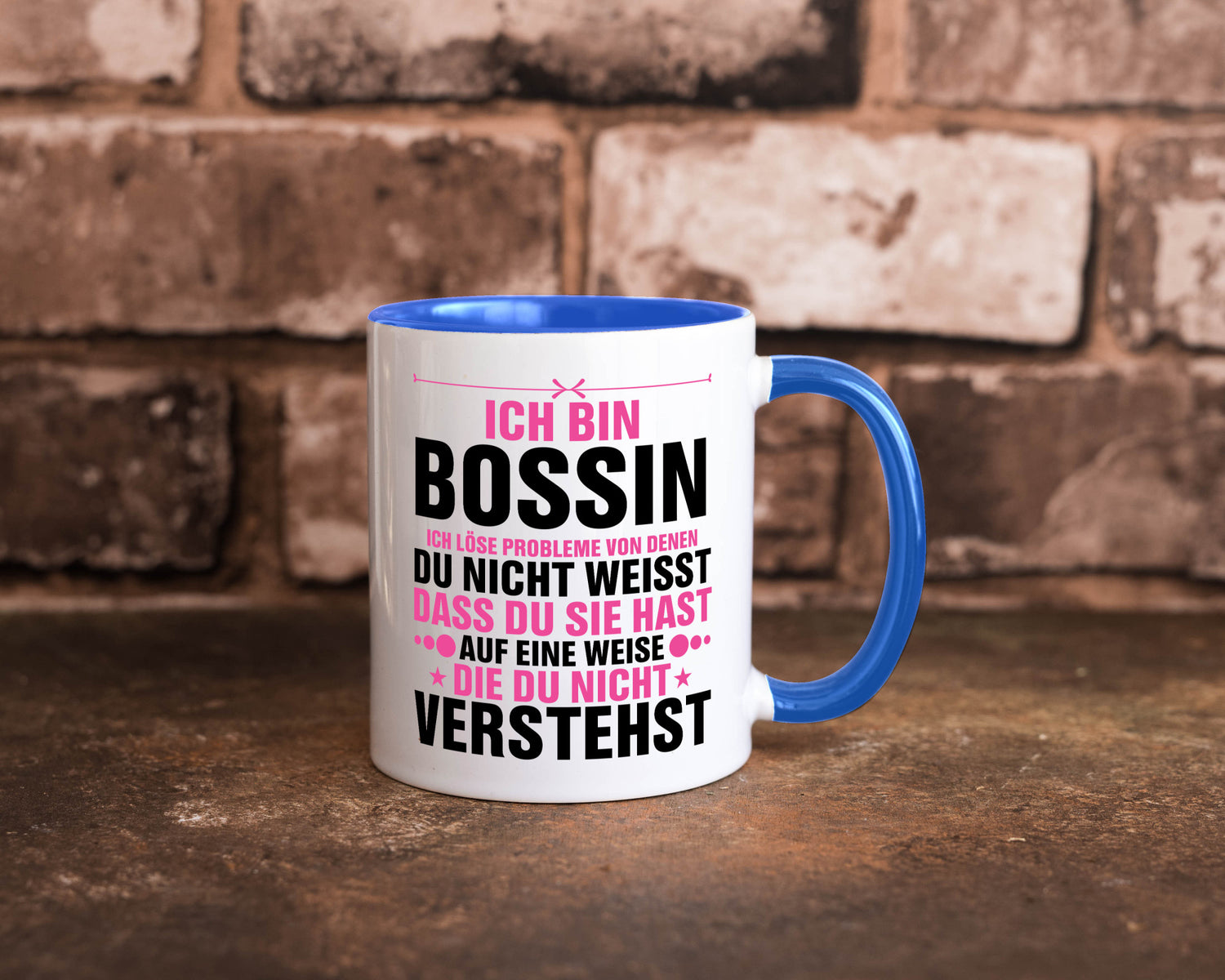Löse Probleme: Bossin | Führungskraft Vorgesetzte lustig Humor Geschenkidee