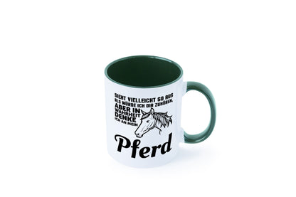Pferde Spruch | Reiterin Tasse Pferdesport Reiten Humor Geschenkidee