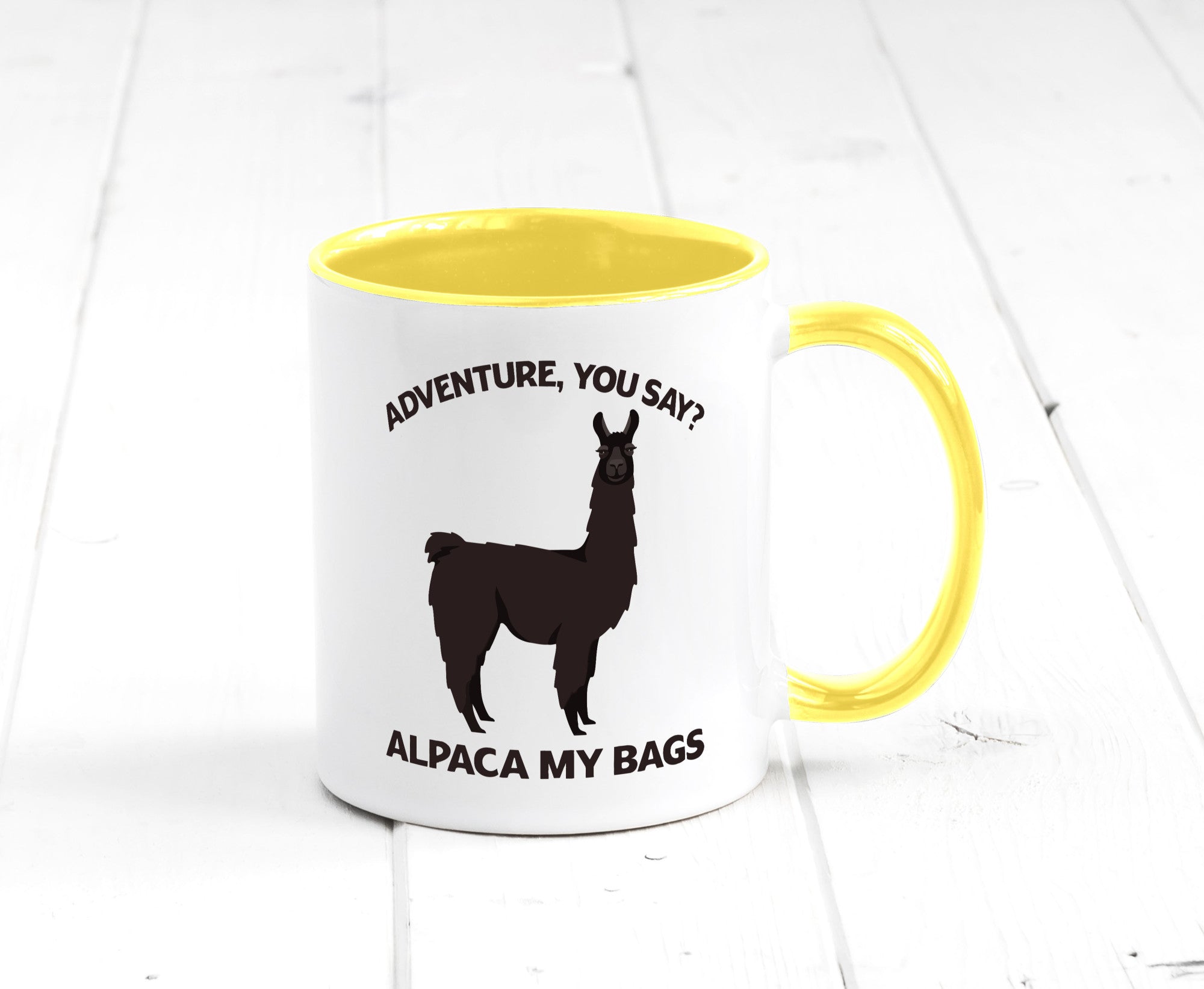 Adventure, Alpaca | Humor Geschenkidee Tasse