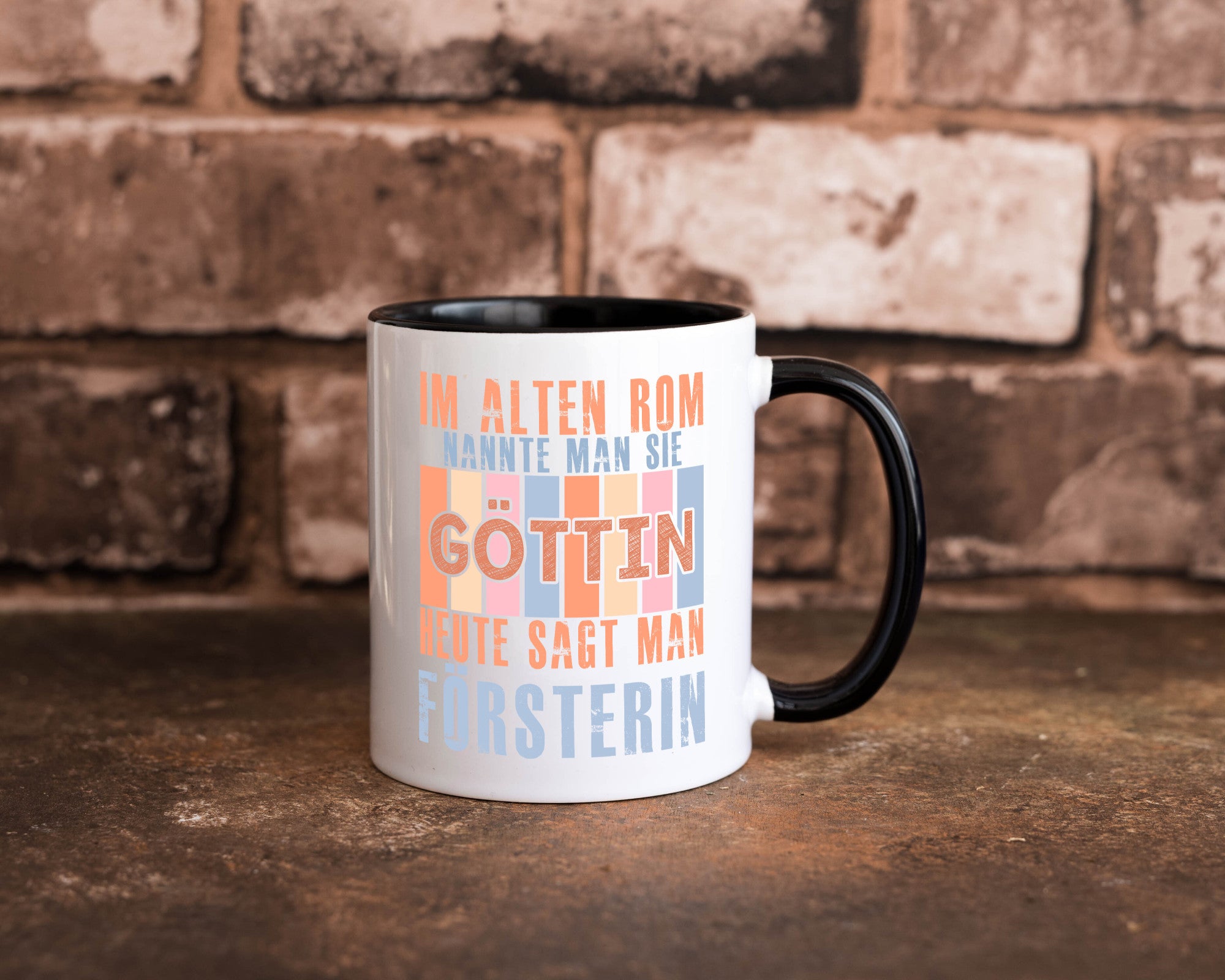 Heute sagt man: Försterin | Forst Arbeit lustig Kollegen Büro Geschenk Tasse