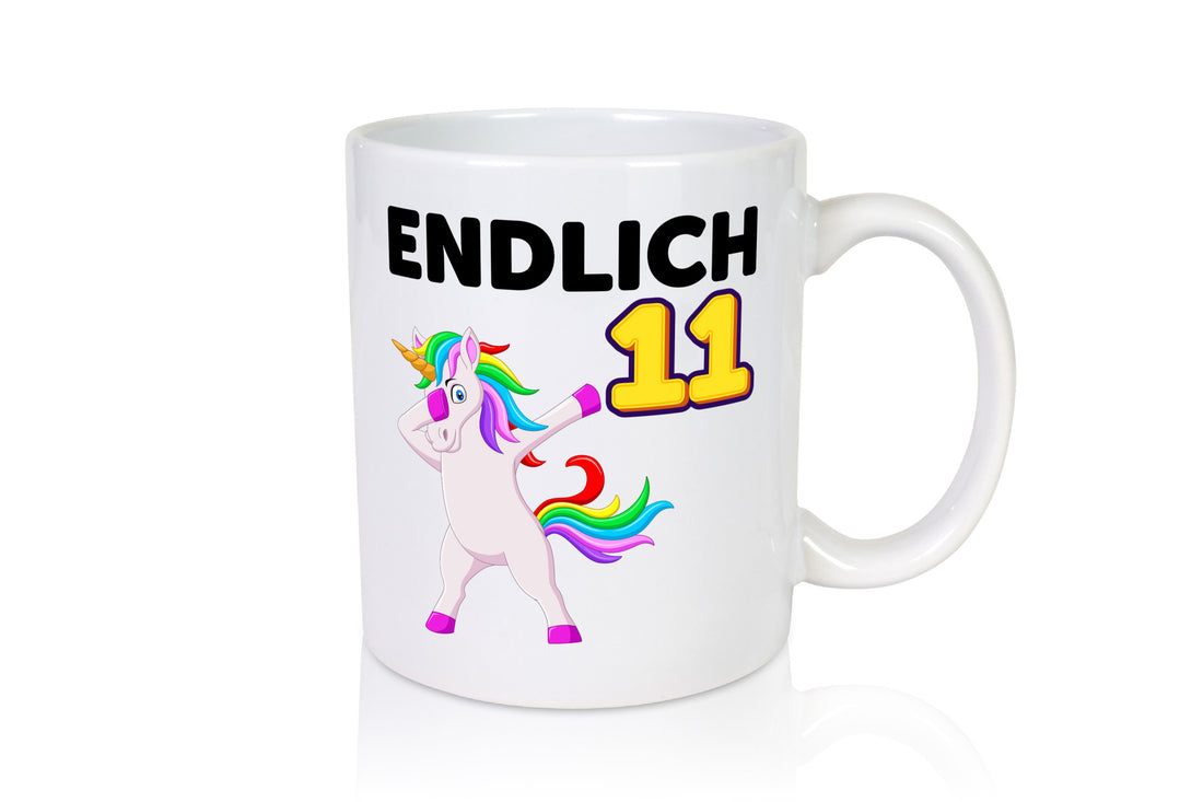 11. Geburtstag | endlich 11 Jahre Einhorn Mädchen lustig Geschenkidee Geschenk