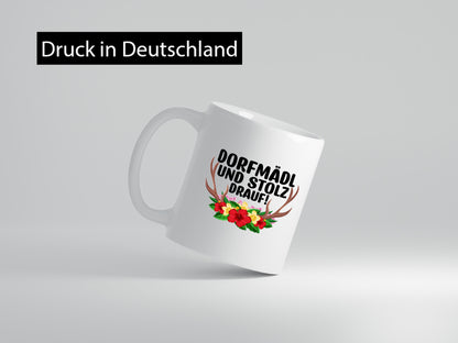 Dorfmädel und stolz drauf | Dorfkind Dorf v2 Geschenkidee Humor Tasse