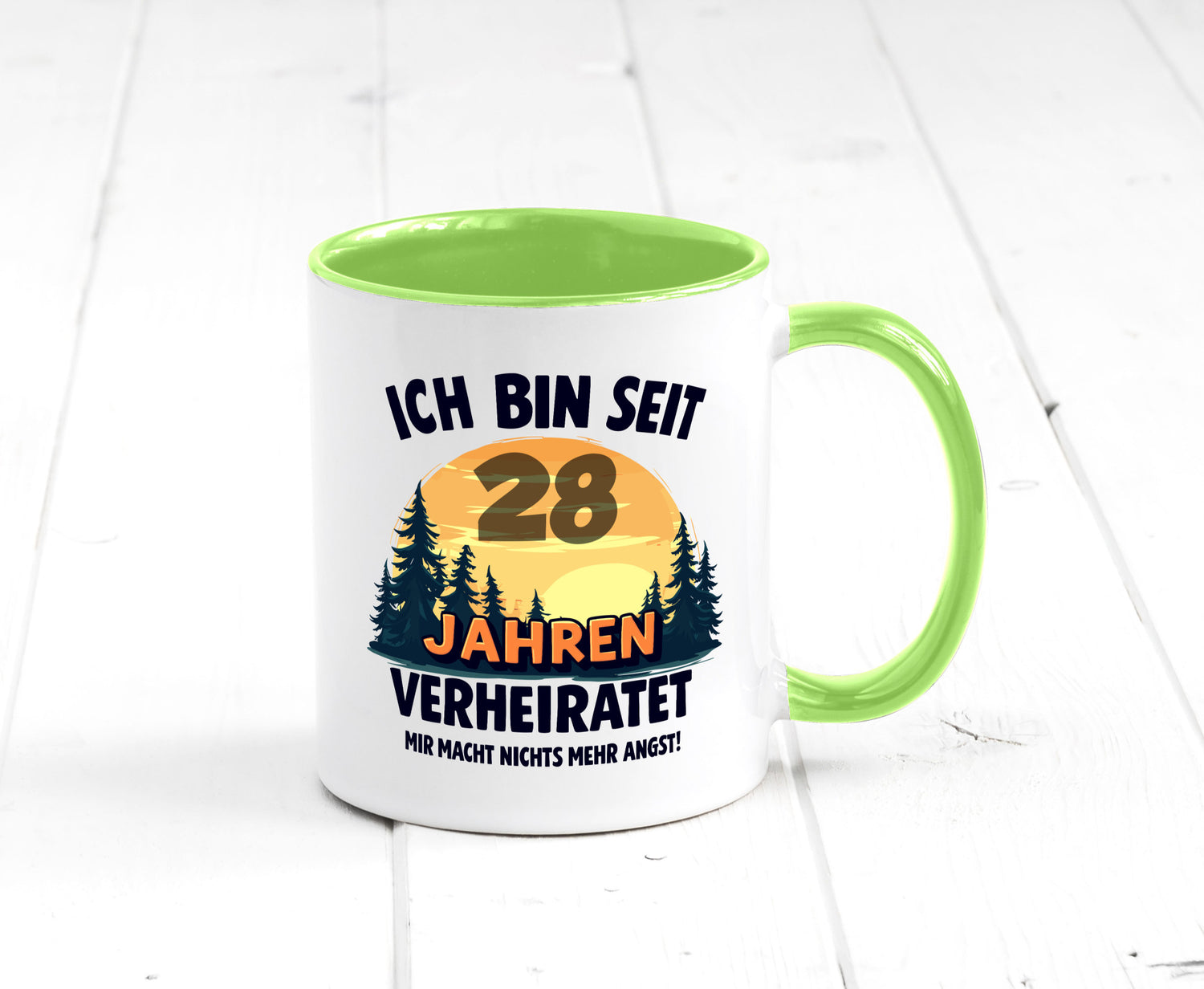 Ich bin Verheiratet | 28. Hochzeitstag Ehepaar v2 lustiger Spruch Geschenk