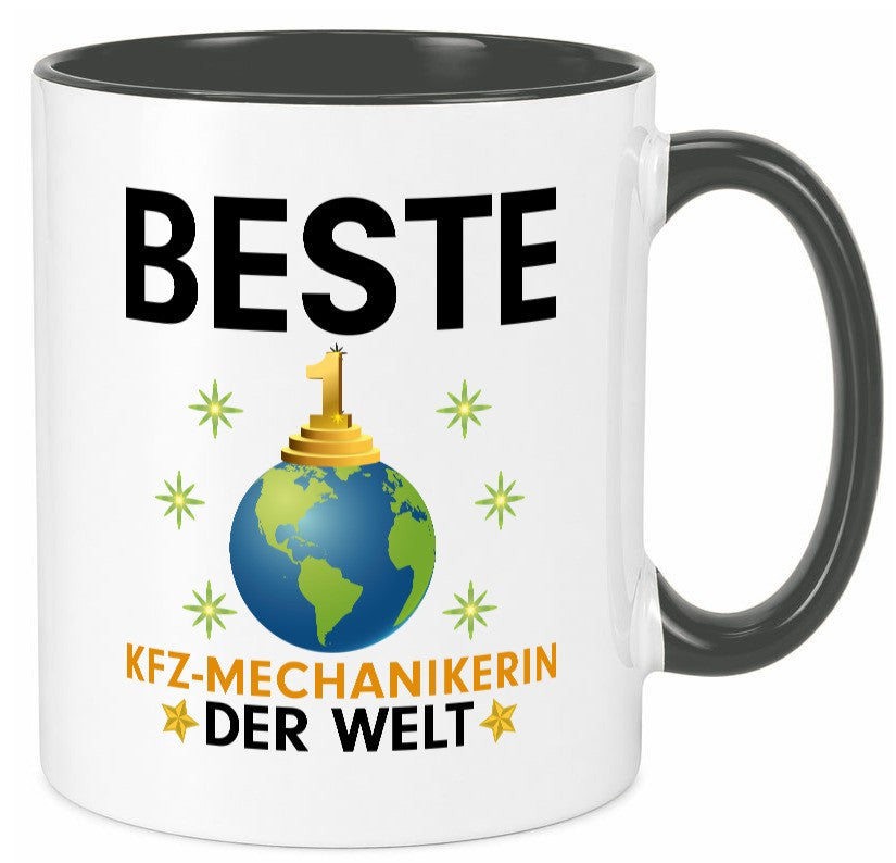 Welt Beste KFZ-Mechanikerin | Mechaniker KFZ Geschenk Humor Geschenkidee Tasse