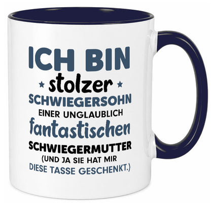 Stolzer Schwiegersohn | Spruch Schwiegermutter Humor lustig Familie Tasse