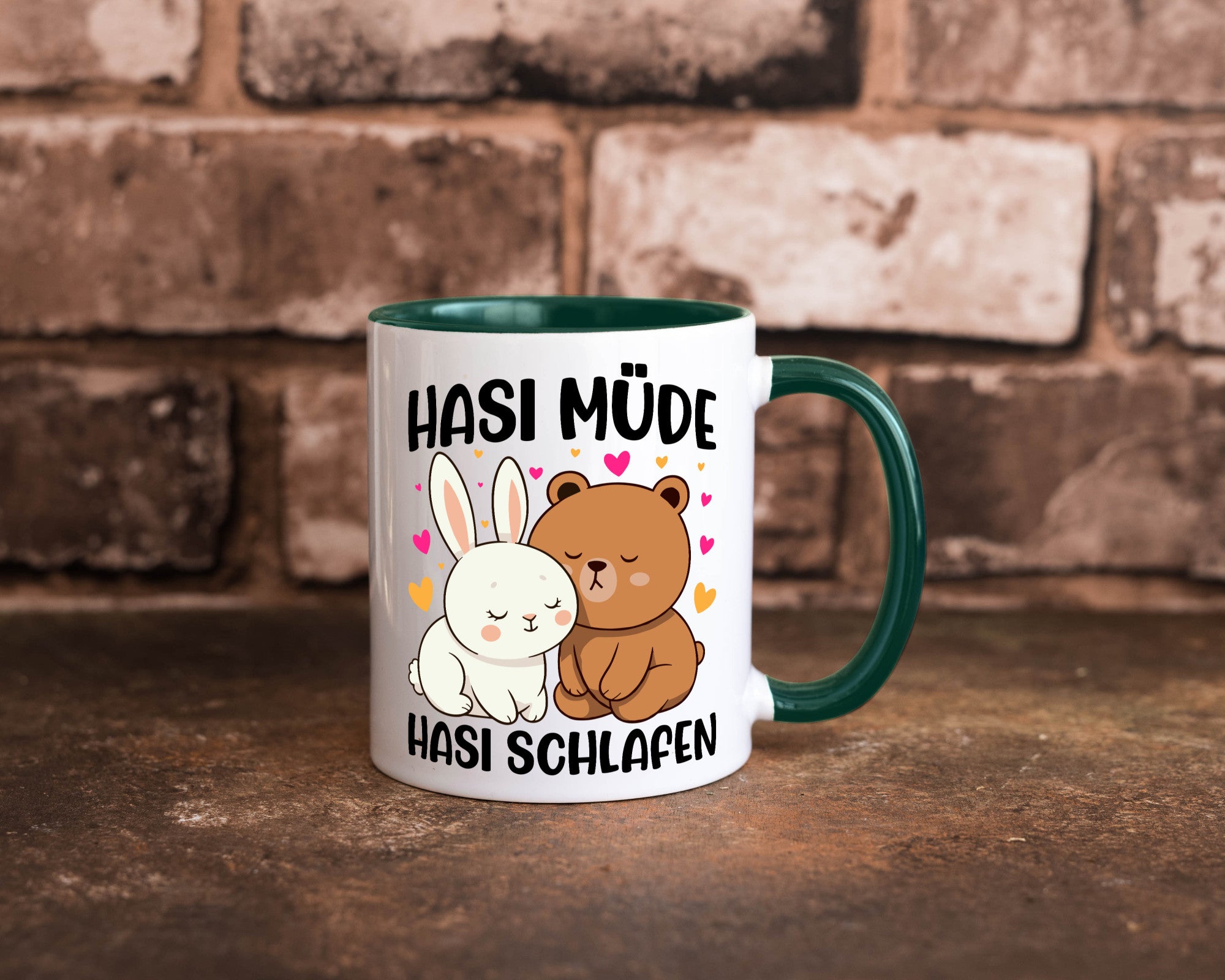 Hasi Müde | schlafen Kaninchen Häschen v2 lustiger Spruch Geschenk Humor
