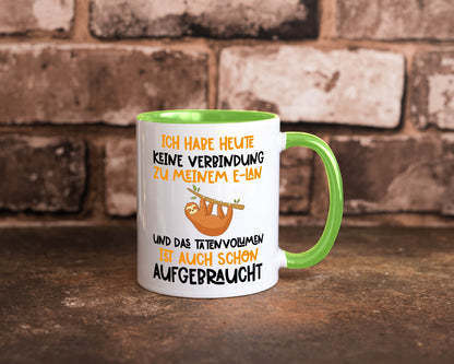 Tatenvolumen aufgebraucht | Spruch Humor Faultier Tierliebhaber Geschenkidee