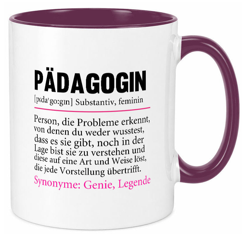 Pädagogin | Spruch lustig Humor Pädagogik v2 Geschenk Geschenkidee lustiger