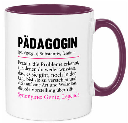 Pädagogin | Spruch lustig Humor Pädagogik v2 Geschenk Geschenkidee lustiger