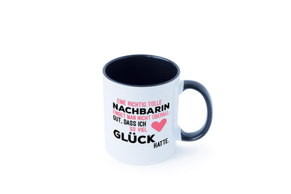 Tolle Nachbarin | Freundschaft gute Nachbarschaft Humor Geschenkidee Tasse