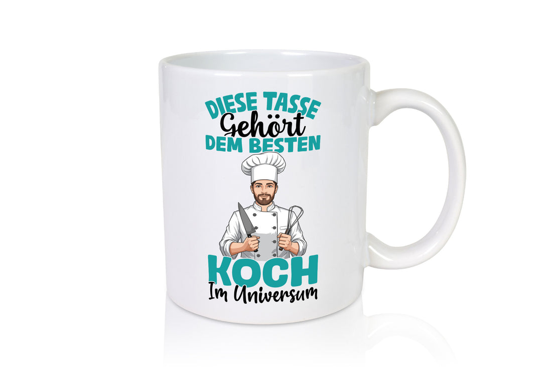 Im Universum: Koch | Chefkoch Humor Arbeit Kollegen Büro Geschenkidee Tasse
