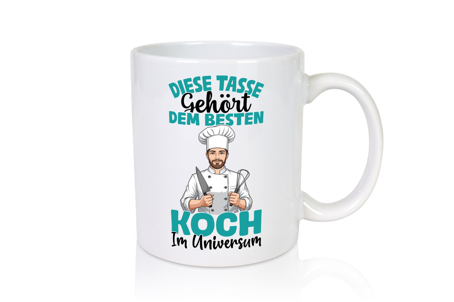 Im Universum: Koch | Chefkoch Humor Arbeit Kollegen Büro Geschenkidee Tasse