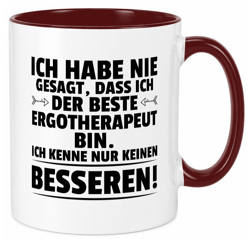 Der Beste Ergotherapeut | Ergotherapie Geschenkidee Humor Tasse